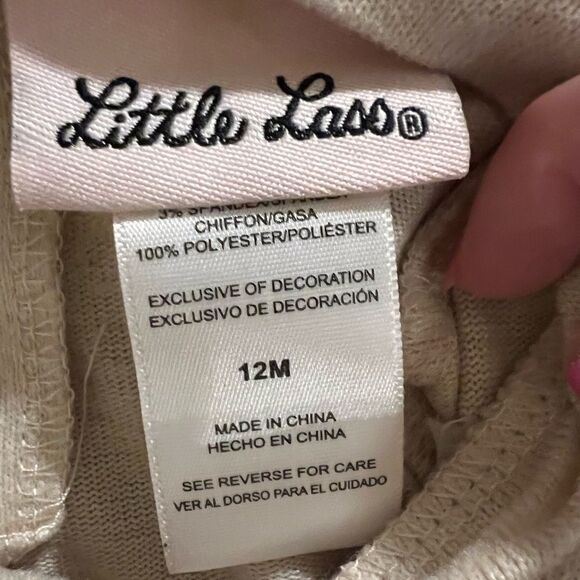 Beautiful Little Lass size 12 mos. thankful grateful blessed top - Picture 6 of 7